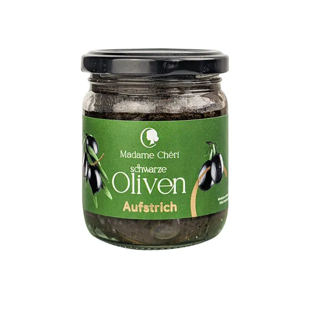 Madame Chéri Olives Noires tartinade 180 g intense