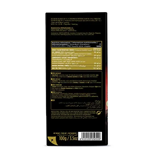 Valor Premium chocolat noir 70% tablette 100g vegan