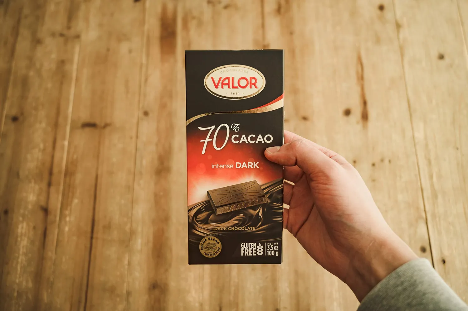 Valor Premium chocolat noir 70% tablette 100g vegan
