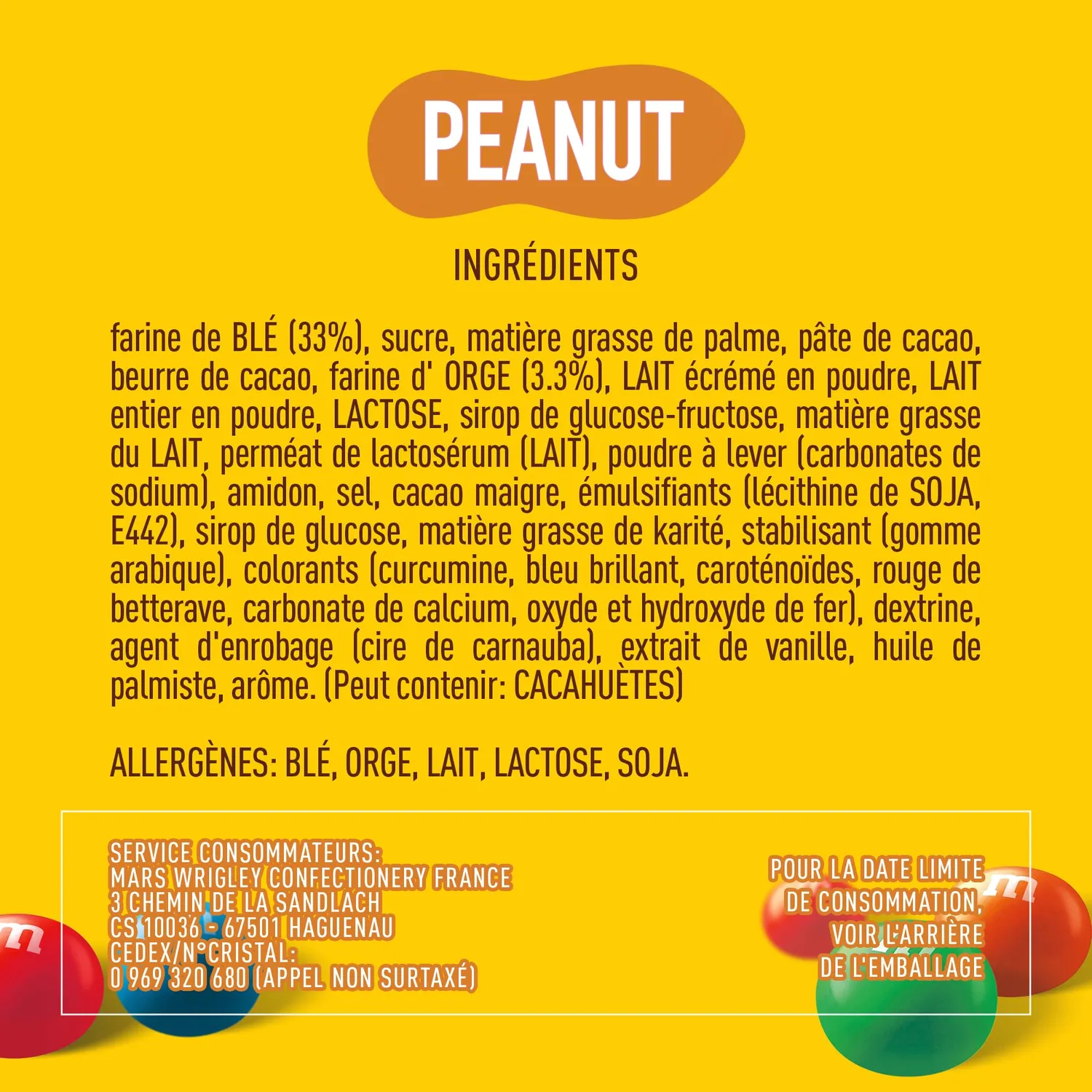 M&M's Biscuits chocolat lait 10 biscuits 198g croquant