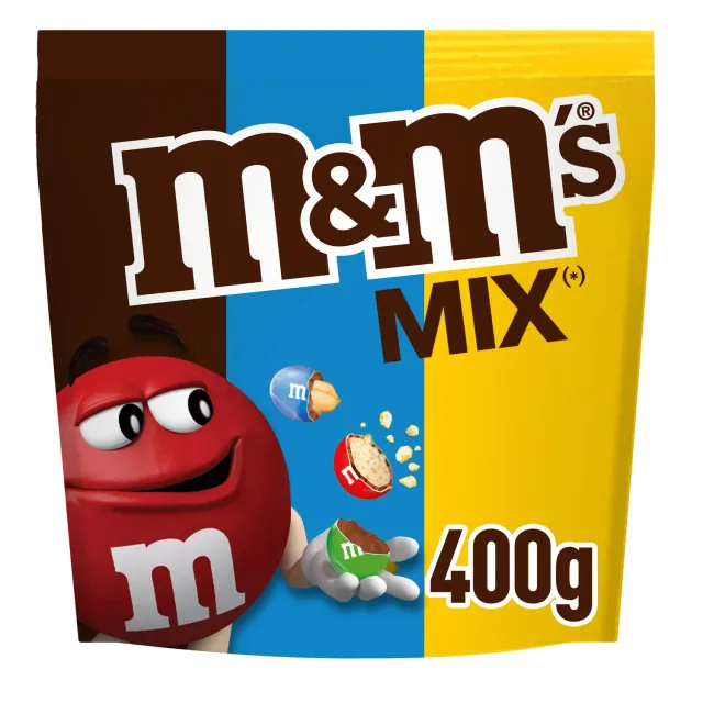 M&M's Mix bonbons chocolat 400g 3 variétés crispy