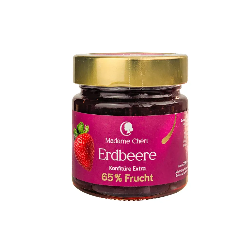 Madame Chéri Fraise confiture extra 290g 65% fruits
