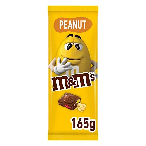 M&M's Peanut tablette chocolat lait 165g cacahuètes
