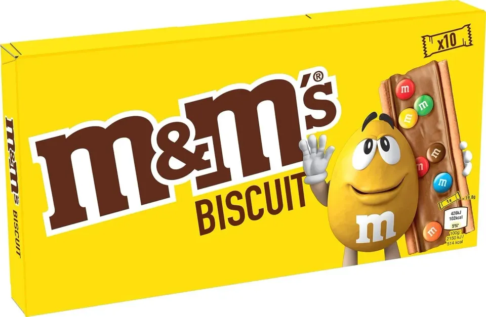 M&M's Biscuits chocolat lait 10 biscuits 198g croquant