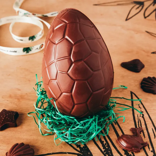 La Baleine à Cabosse œuf dinosaure chocolat 230g Pâques