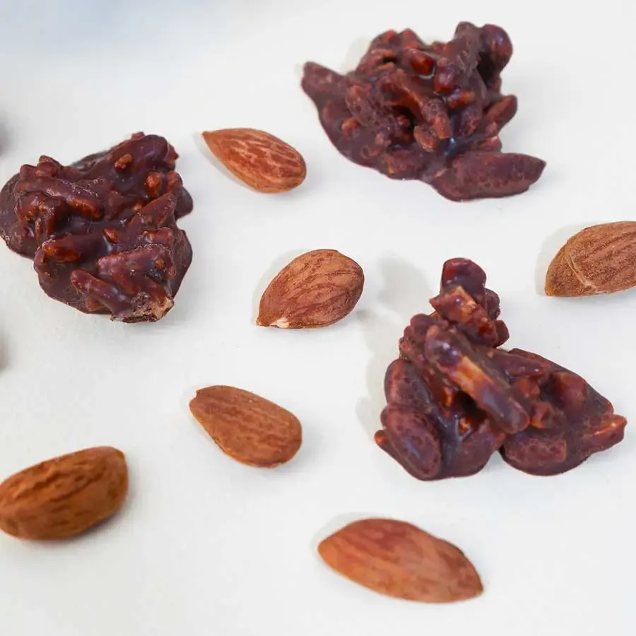 Hasnaâ Éclats amandes chocolat croquant gourmand