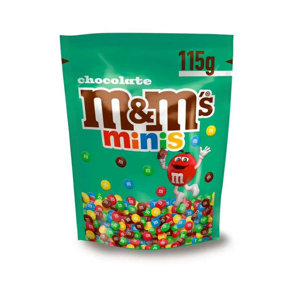 M&M's Minis bonbons chocolat lait 12x115g grand format