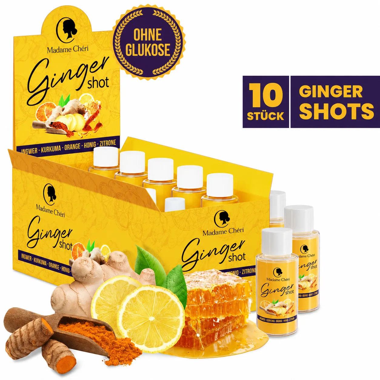 Madame Chéri IngwerShot gingembre 10 x 50 g fort
