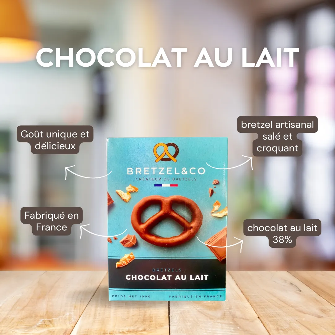 Bretzel & Co Pack Découverte bretzels chocolat 4x100g classiques