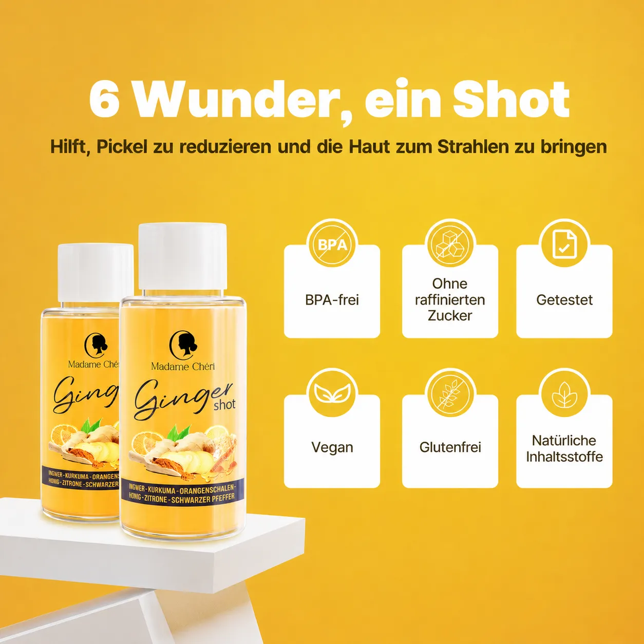 Madame Chéri IngwerShot gingembre 10 x 50 g fort