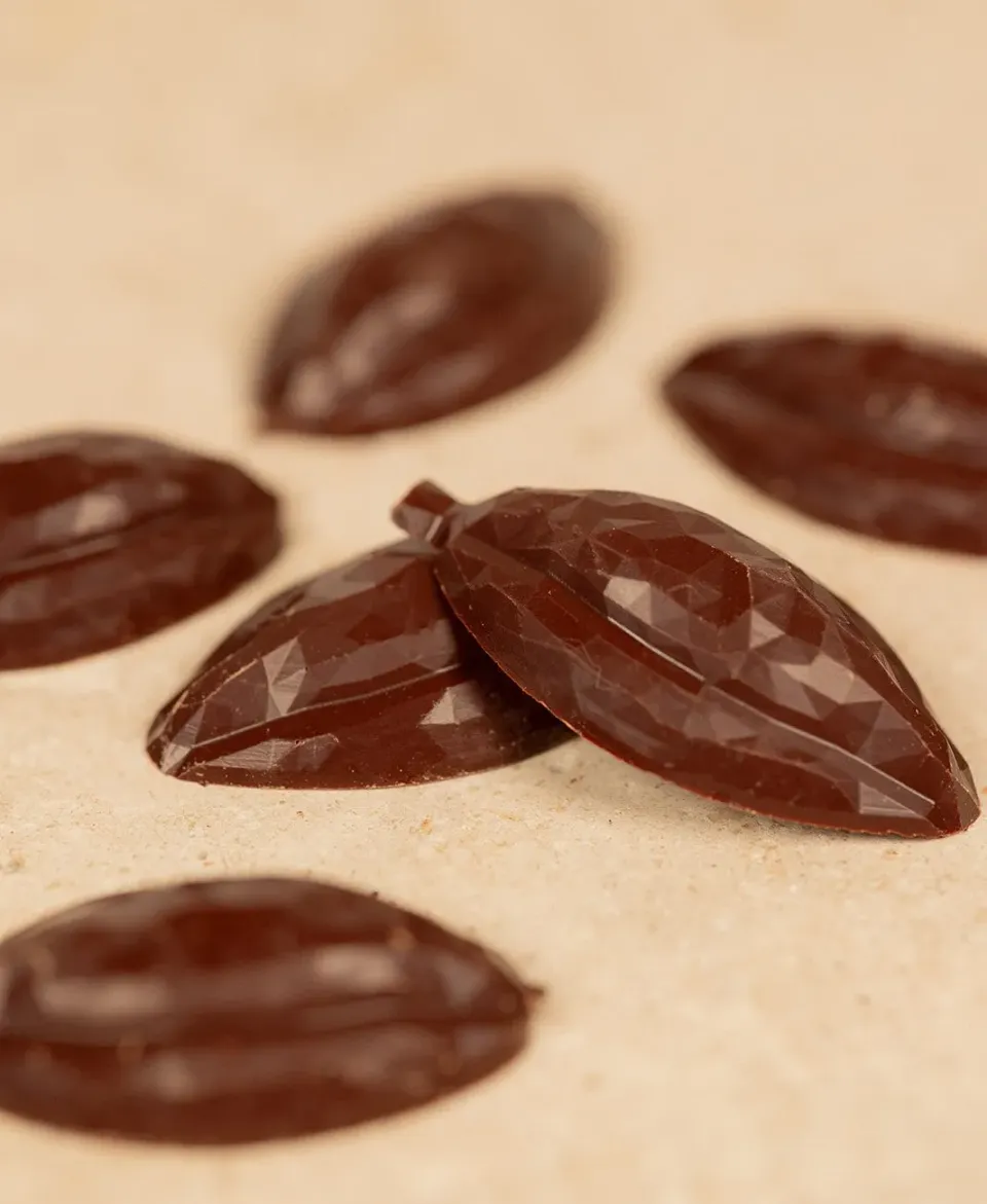 Ôme Mini Cabosses praliné noisettes chocolat noir 72%