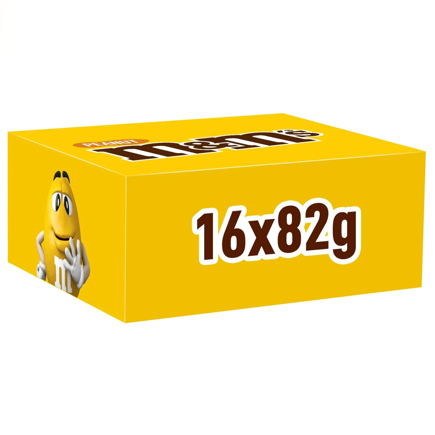 M&M's Peanut bonbons chocolat lait cacahuètes 16x82g