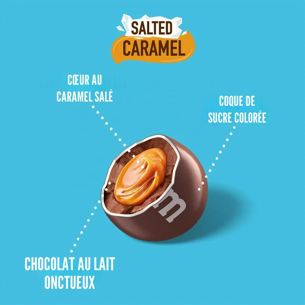M&M's Caramel Maxi Pack billes chocolat 800g salé
