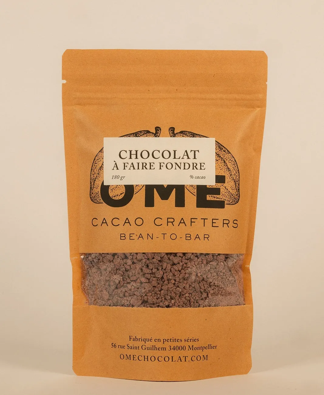 Ôme Chocolat à Faire Fondre chocolat chaud fèves