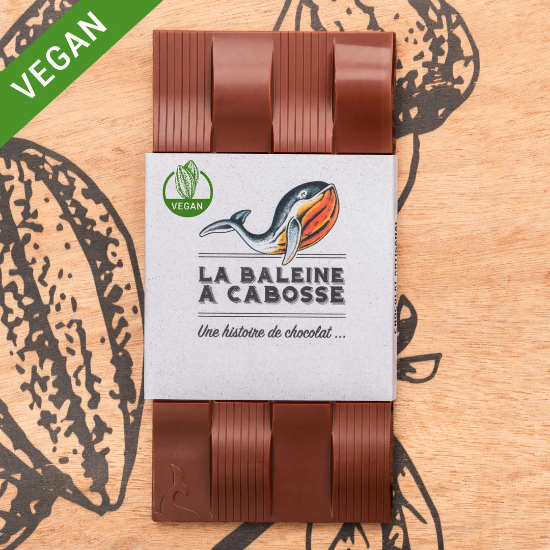 La Baleine à Cabosse Tablette lait coco 45% vegan