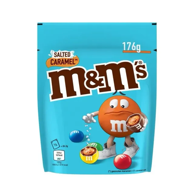 M&M's Caramel billes chocolat au lait 176g caramel salé