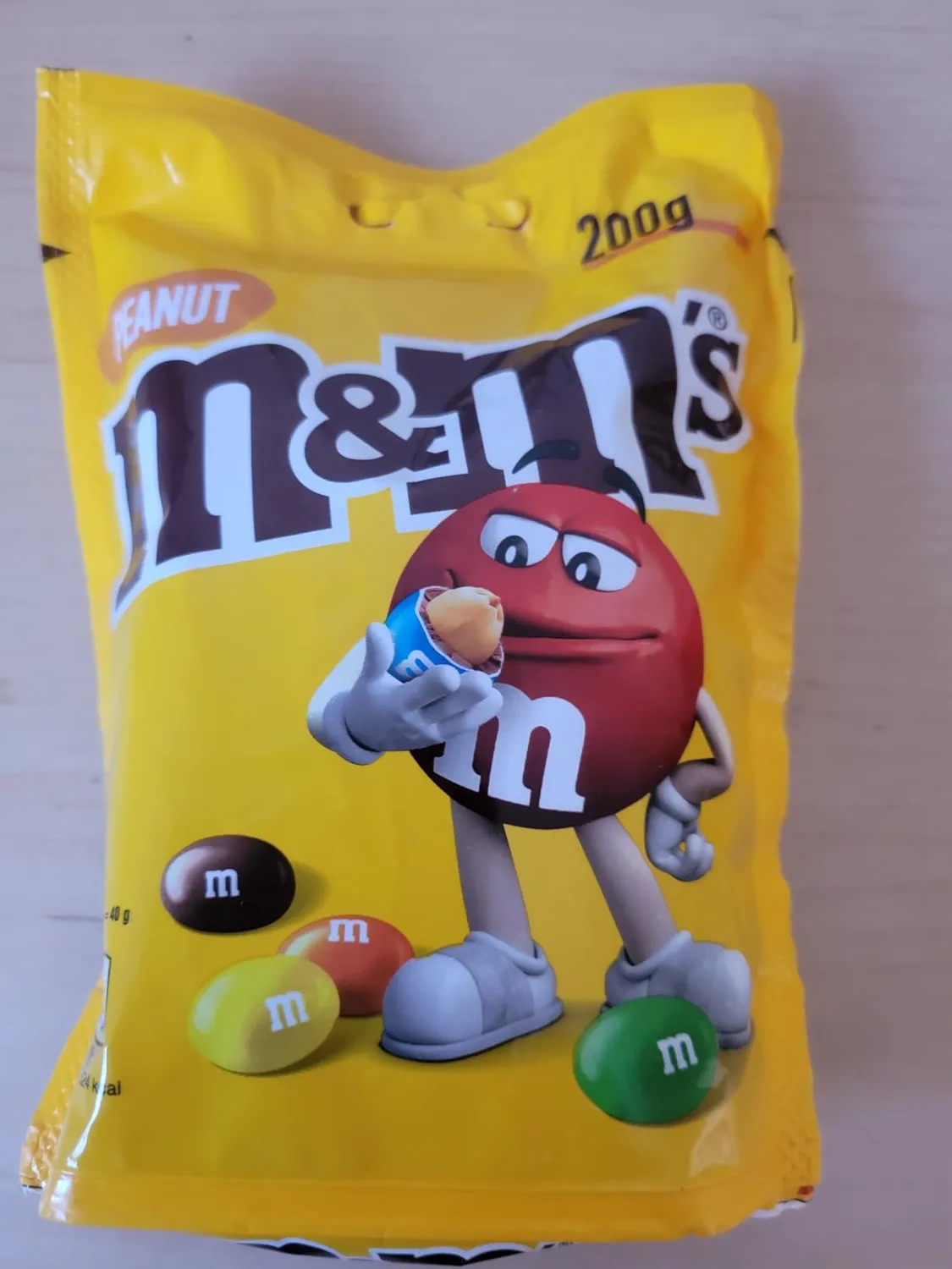 M&M's Peanut bonbons chocolat cacahuètes 200g