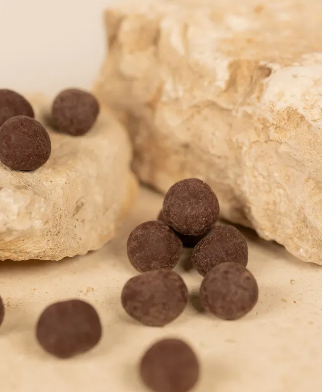 Ôme Noisettes enrobées chocolat noir 76% 150g Ouganda