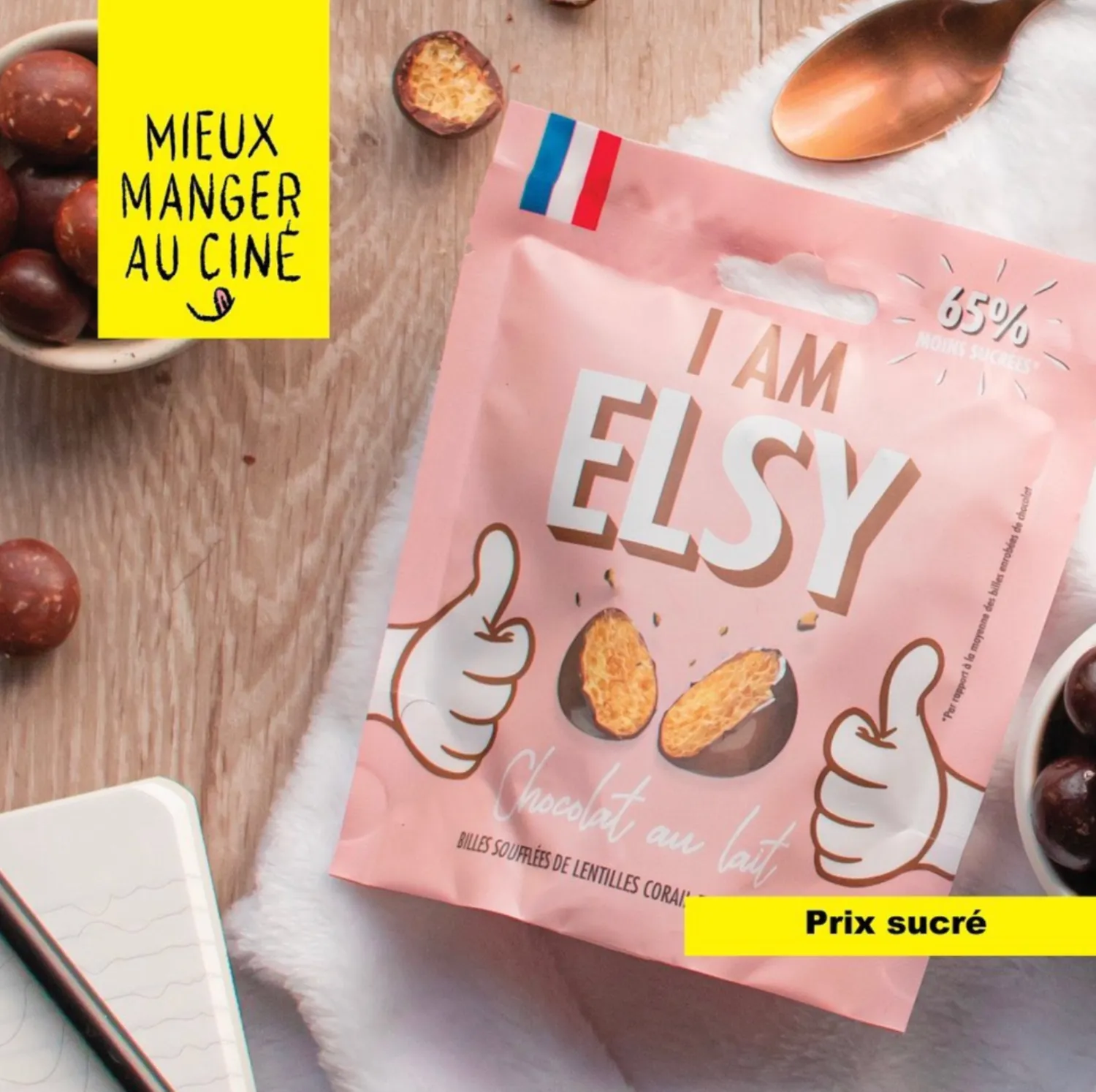 Elsy Billes Chocolat au Lait 4x50g sans gluten
