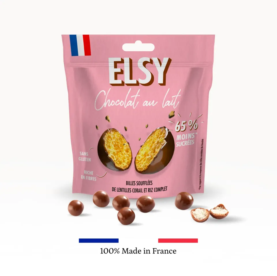 Elsy Billes Chocolat au Lait 4x50g sans gluten