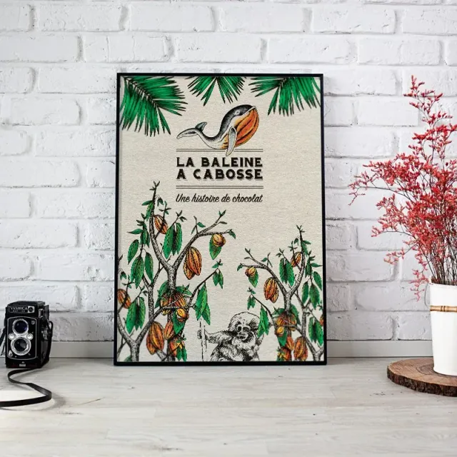 La Baleine à Cabosse affiche poster Le Singe 50x70 cm
