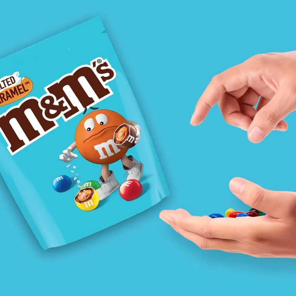 M&M's Caramel billes chocolat au lait 176g caramel salé