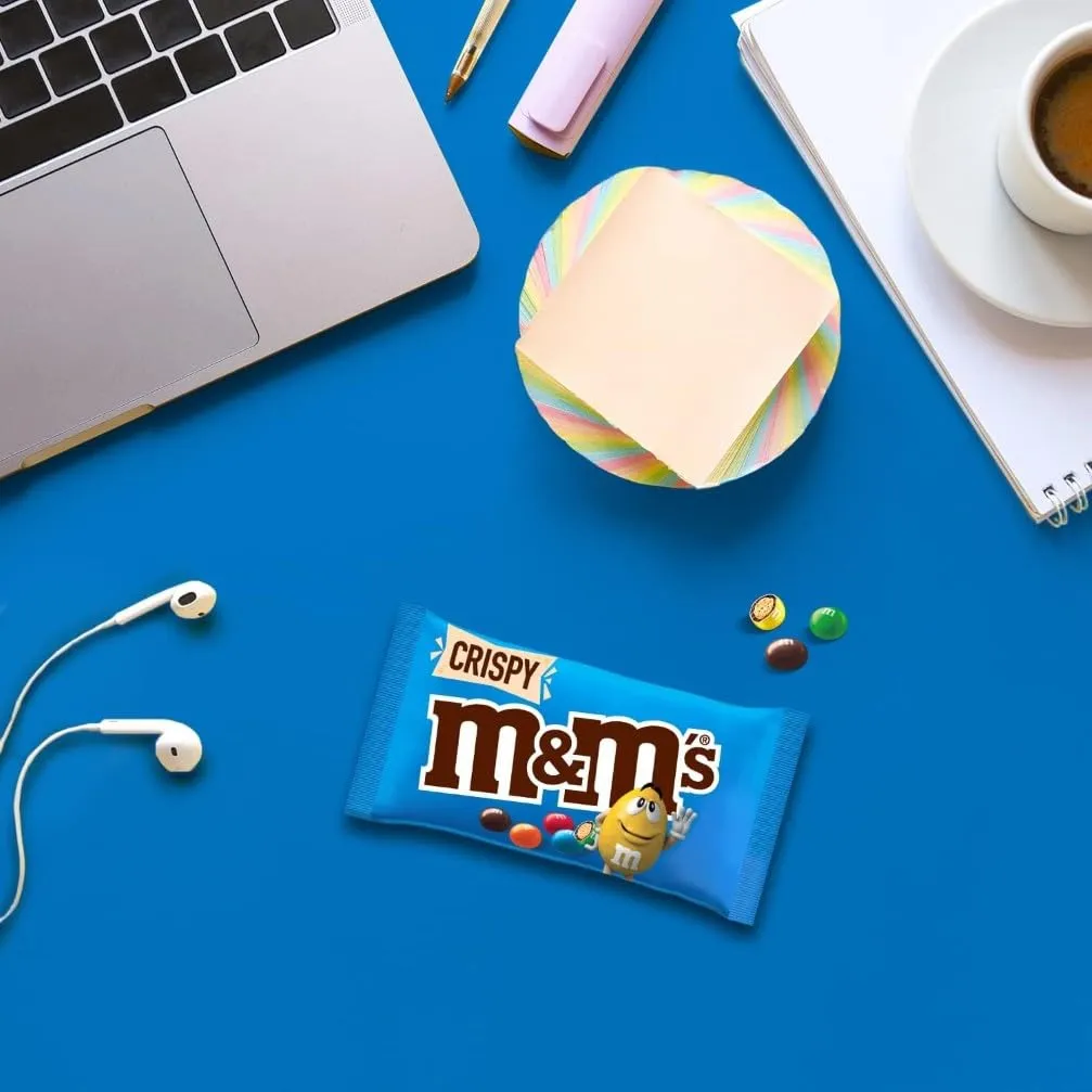 M&M's Crispy bonbons 24x36g riz soufflé lait
