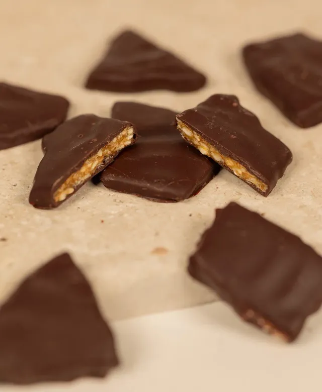 Ôme Nougatine Sésame nougatine chocolat noir 76%
