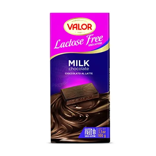 Valor Lait Sans Lactose tablette chocolat 100g sans gluten