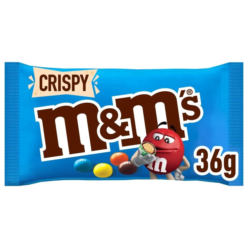 M&M's Crispy bonbons 24x36g riz soufflé lait