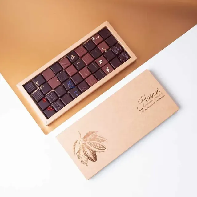 Hasnaâ écrin 40 chocolats assortis 240g à partager