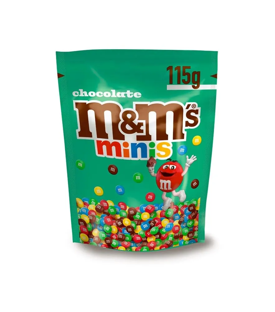 M&M's Minis bonbons chocolat lait 12x115g grand format