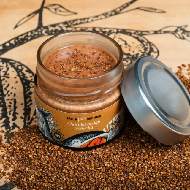 La Baleine à Cabosse Pâte à PAS tartiner lait sobacha noisette