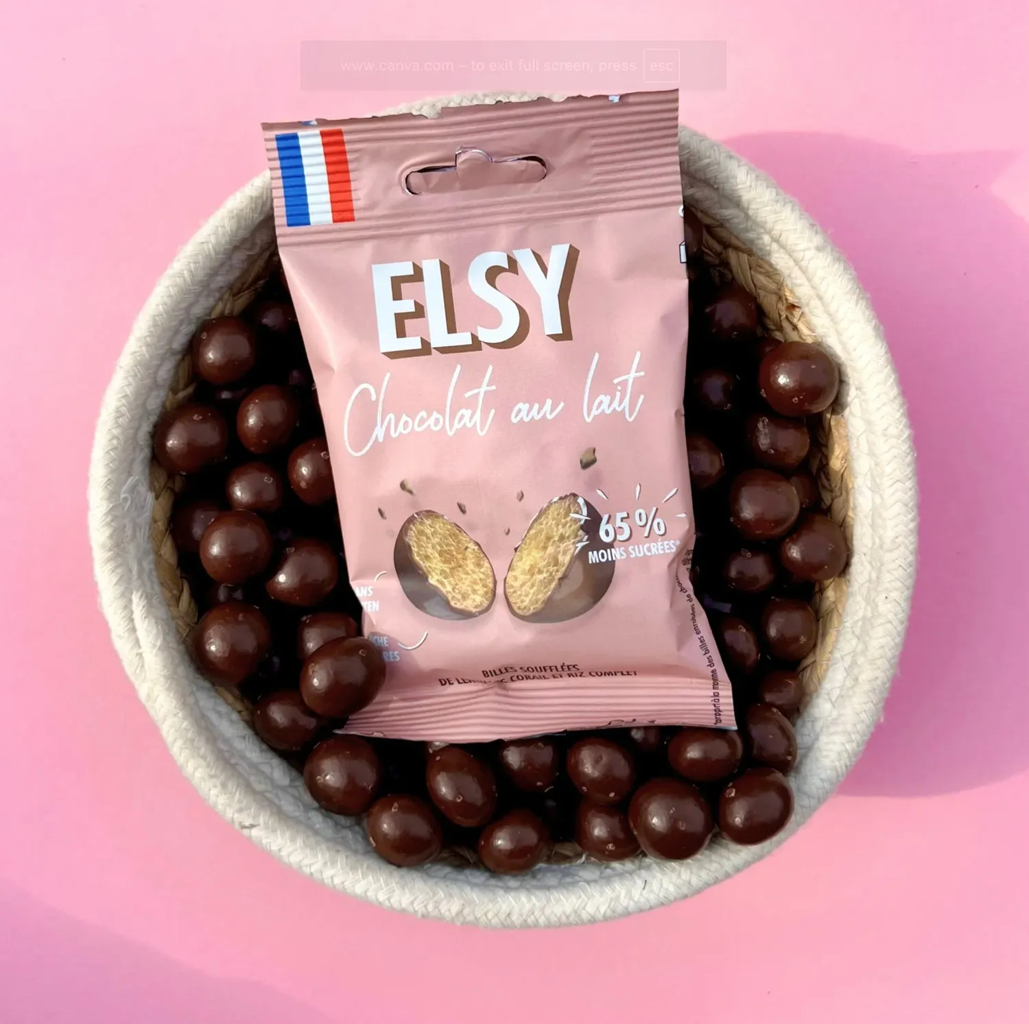 Elsy Billes Chocolat au Lait billes 5x30g sans gluten