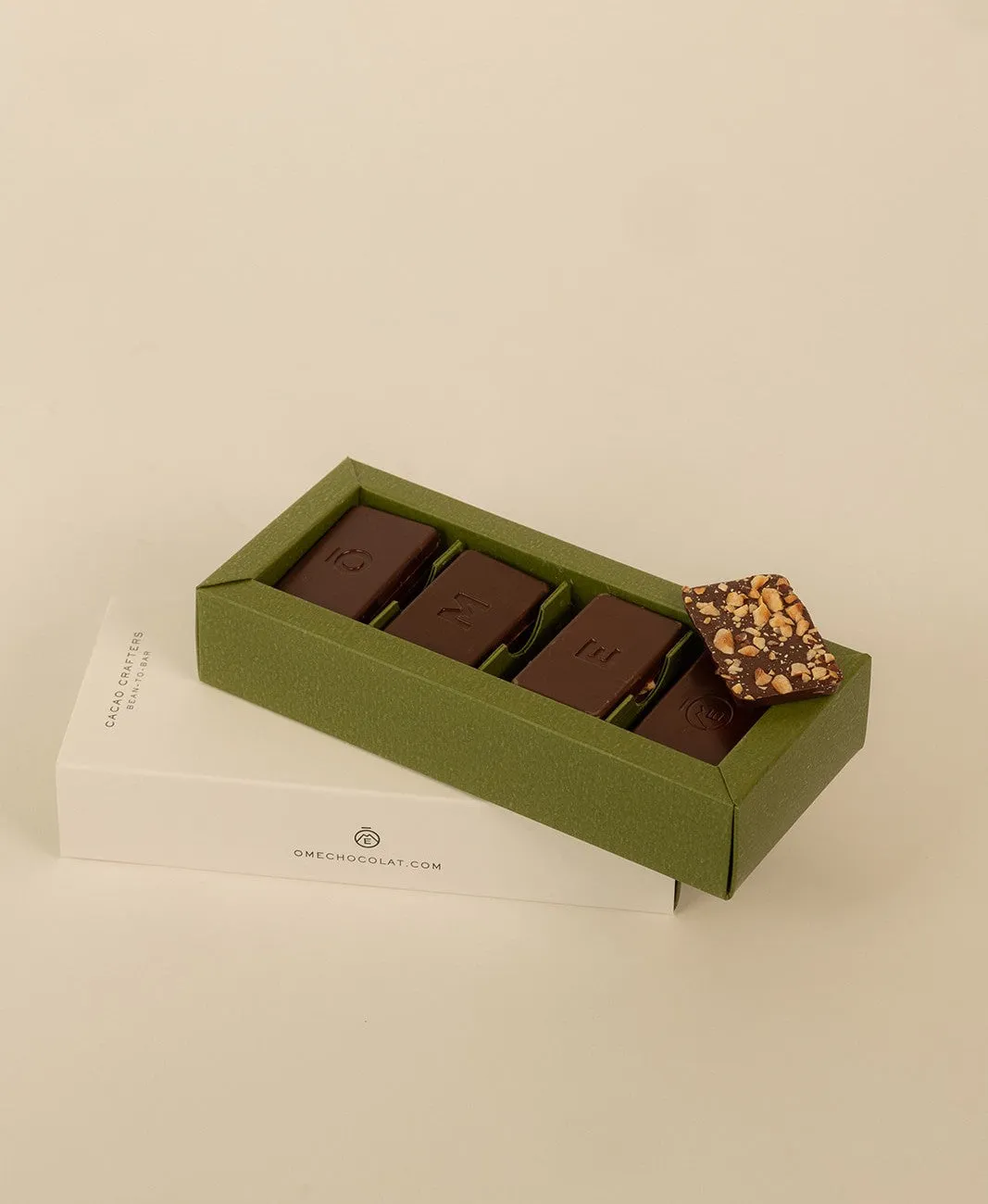 Ôme Coffret mini chocolats Gourmand 20 pièces noir lait