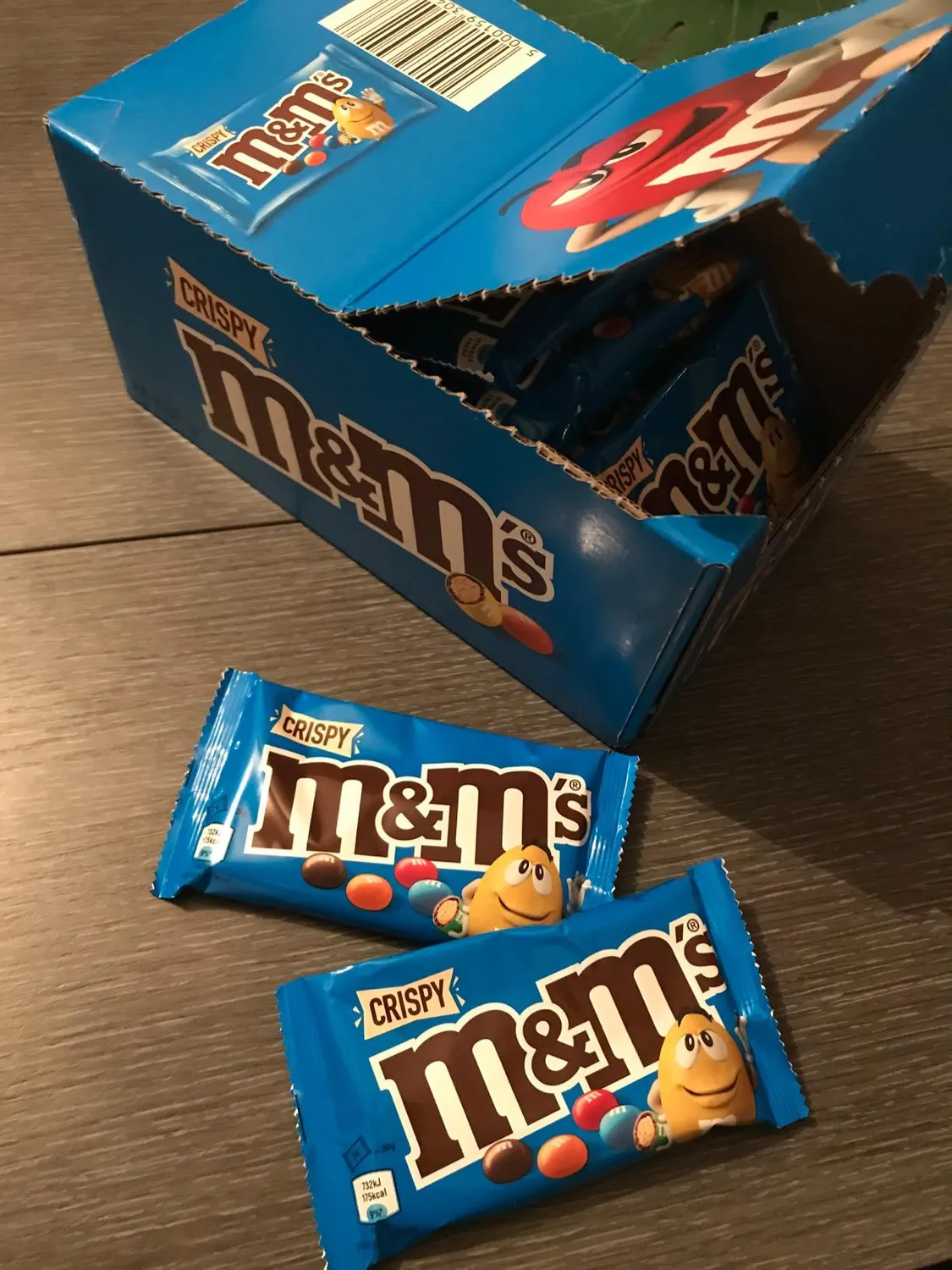 M&M's Crispy bonbons 24x36g riz soufflé lait