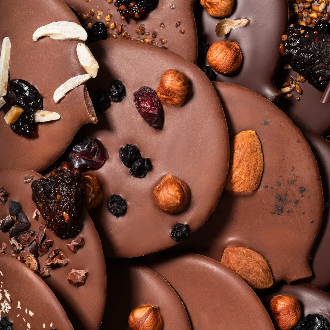 La Baleine à Cabosse boîte mendiants chocolat 15 pièces assortis