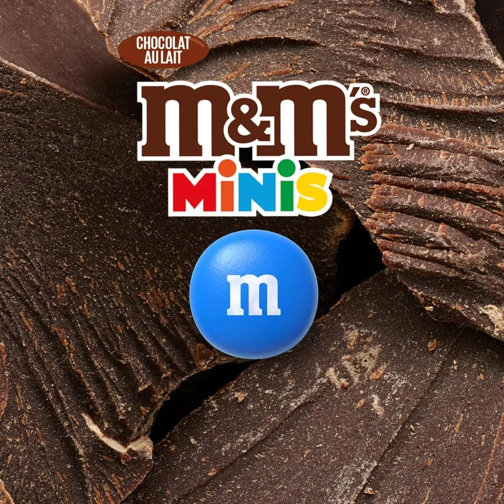 M&M's Minis bonbons chocolat lait 12x115g grand format