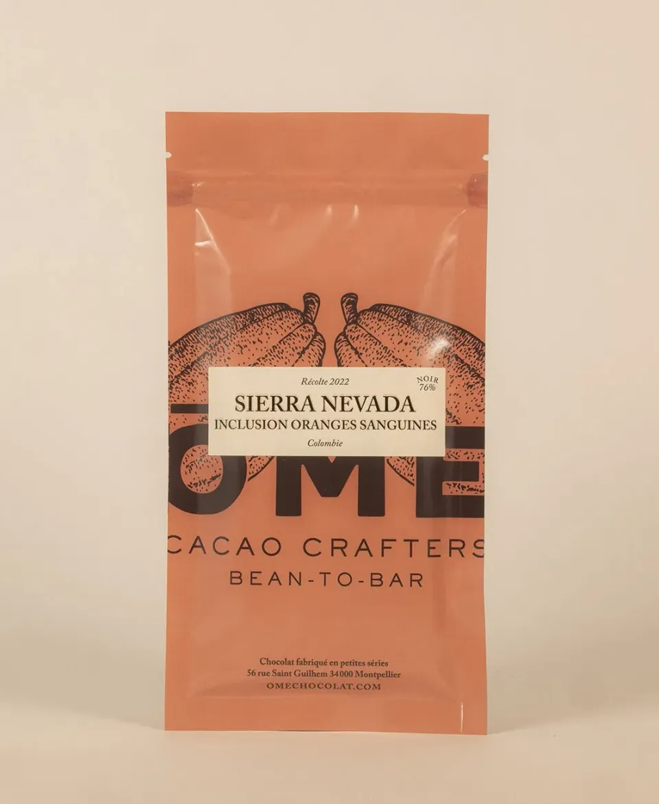 Ôme Sierra Nevada 76% tablette chocolat noir orange sanguine