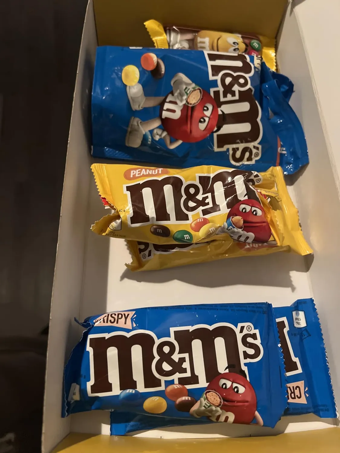 M&M's Crispy bonbons 24x36g riz soufflé lait