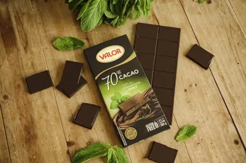 Valor Premium Noir 70% Menthe tablette 100g vegan