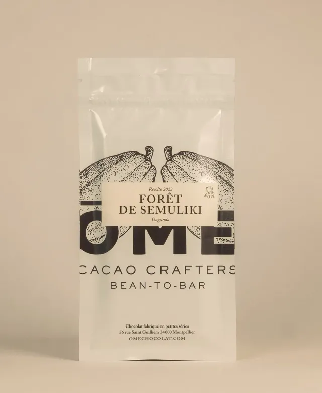 Ôme Forêt de Semuliki Ouganda tablette chocolat noir 76% bio