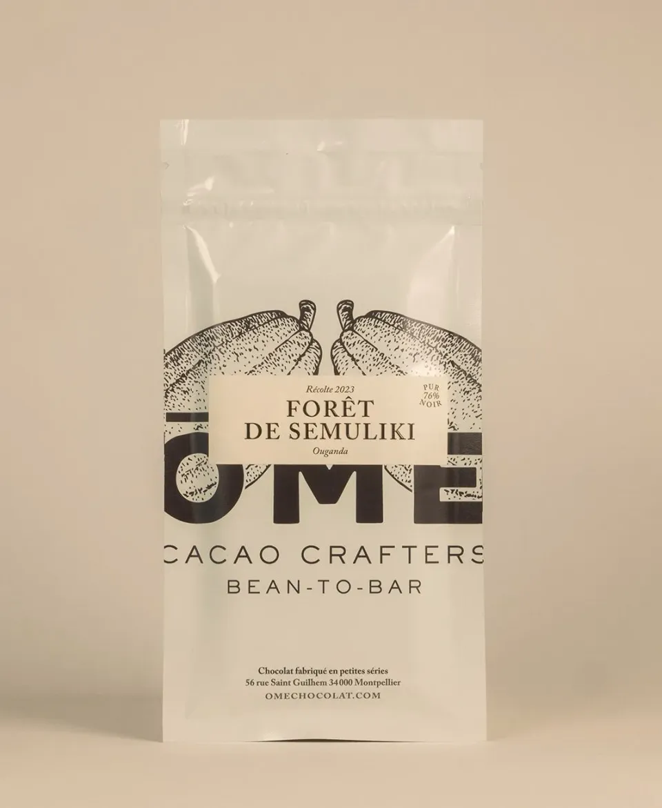 Ôme Forêt de Semuliki Ouganda tablette chocolat noir 76% bio