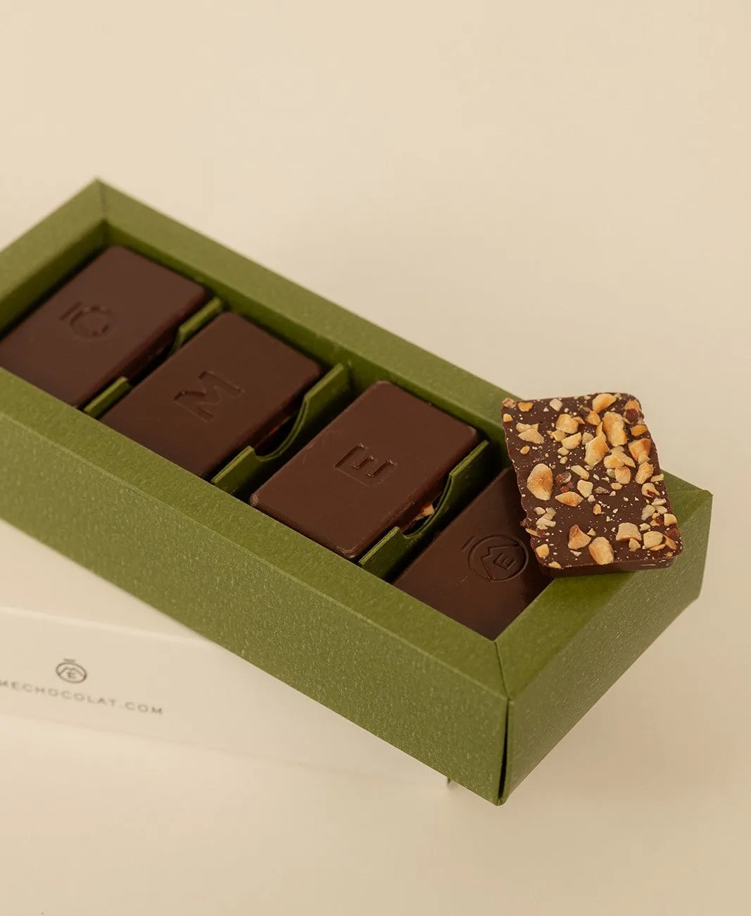 Ôme Coffret mini chocolats Gourmand 20 pièces noir lait