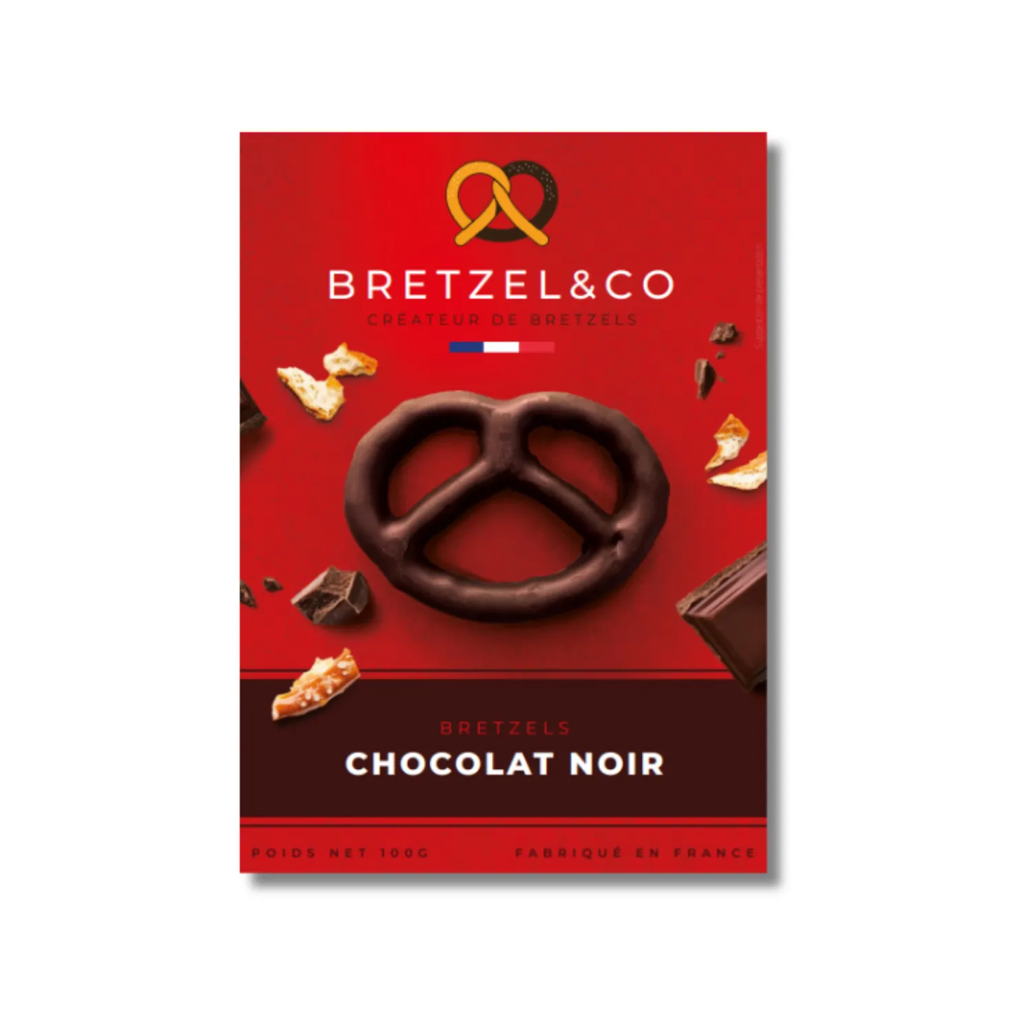 Bretzel & Co bretzel chocolat noir 55% 100g