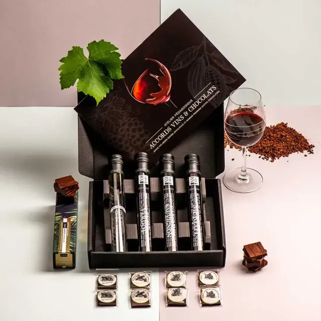 Hasnaâ Masterclass Vins & Chocolats atelier Bordeaux