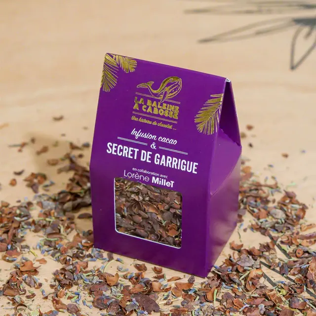La Baleine à Cabosse infusion cacao garrigue thym romarin