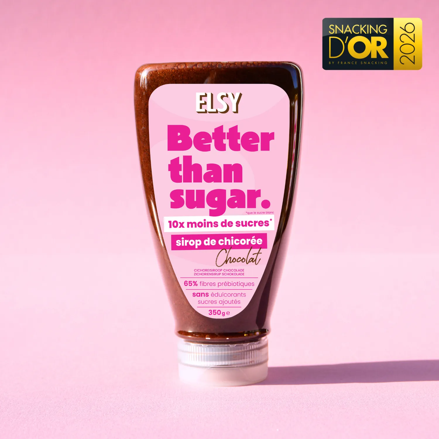 Elsy Sirop Chicorée Chocolat 3x350g sans sucre ajouté