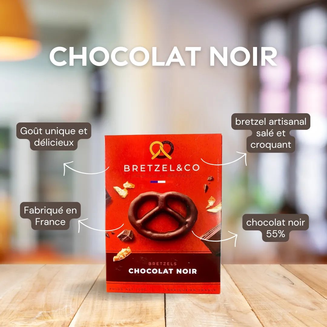Bretzel & Co Pack Découverte bretzels chocolat 4x100g classiques