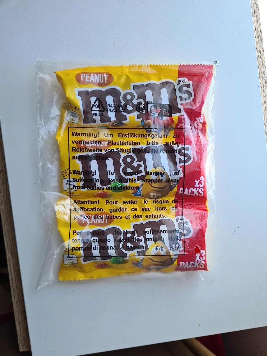 M&M'S Peanut bonbons chocolat lait cacahuètes 900g